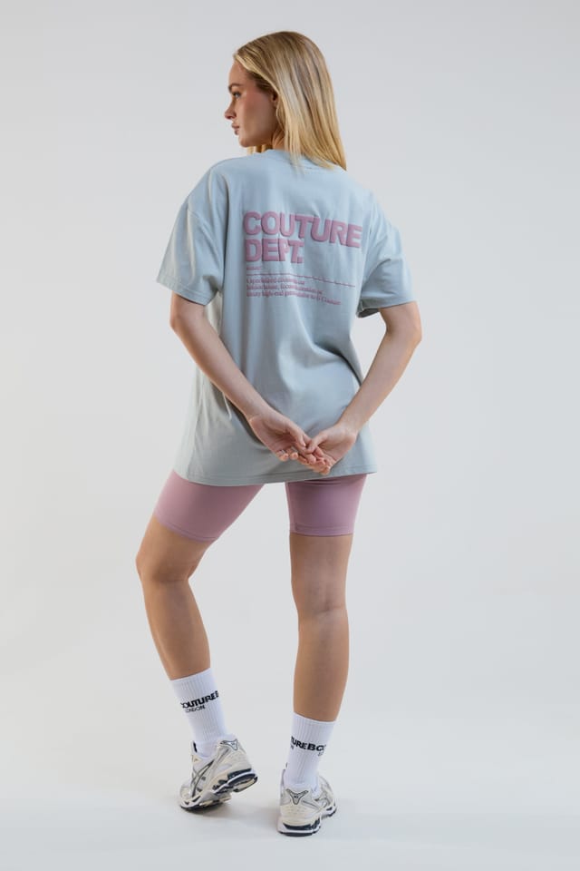 BCouture BCouture Women's Cycling Shorts & T-Shirt Set in Blue - 2