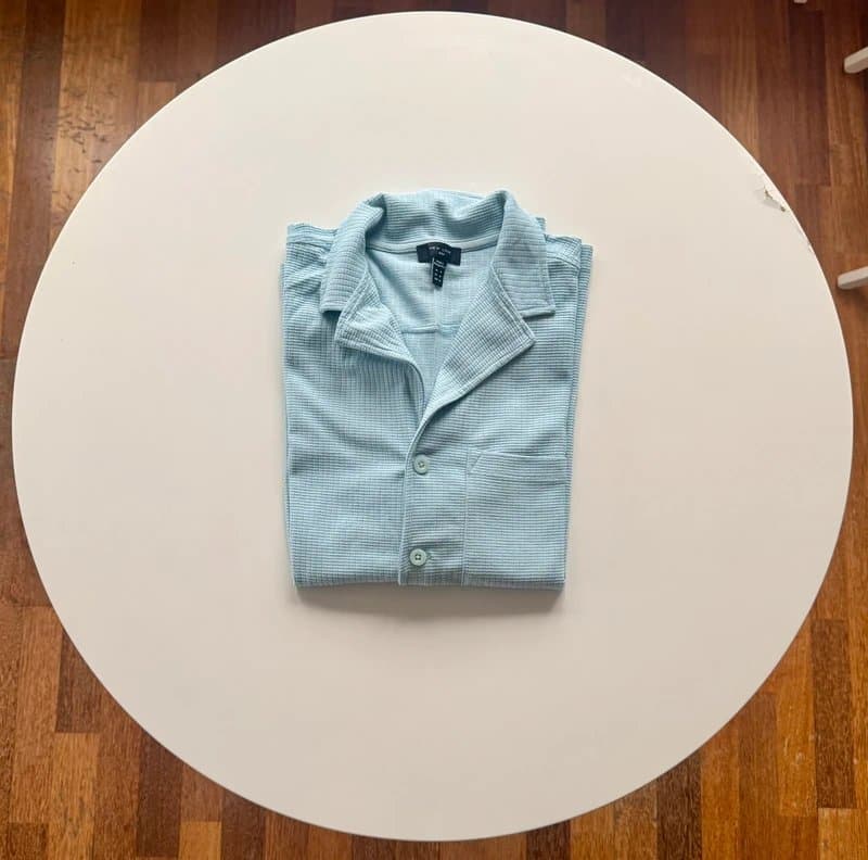 New Look New Look blue button up shirt