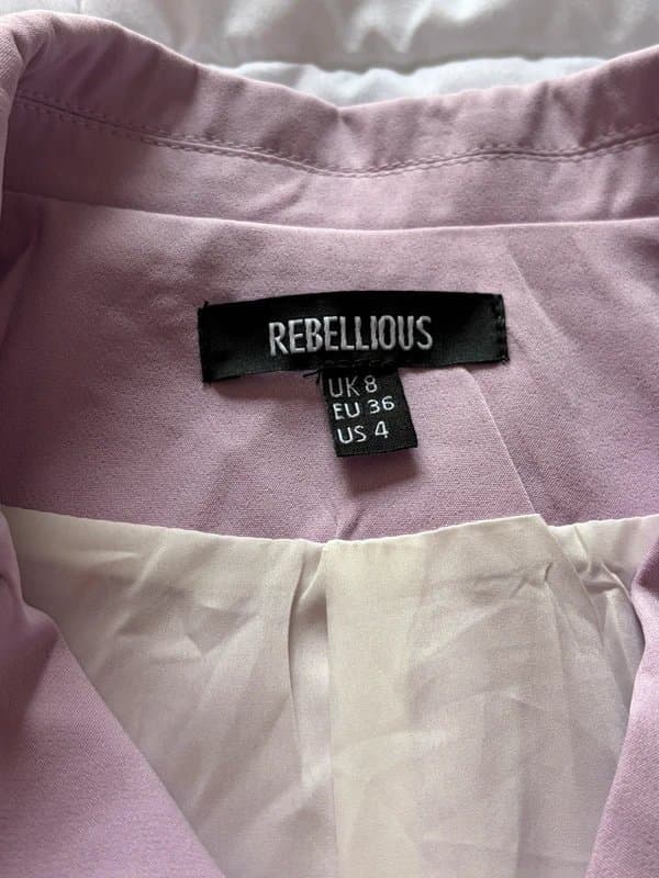 ASOS Lilac Cropped Blazer