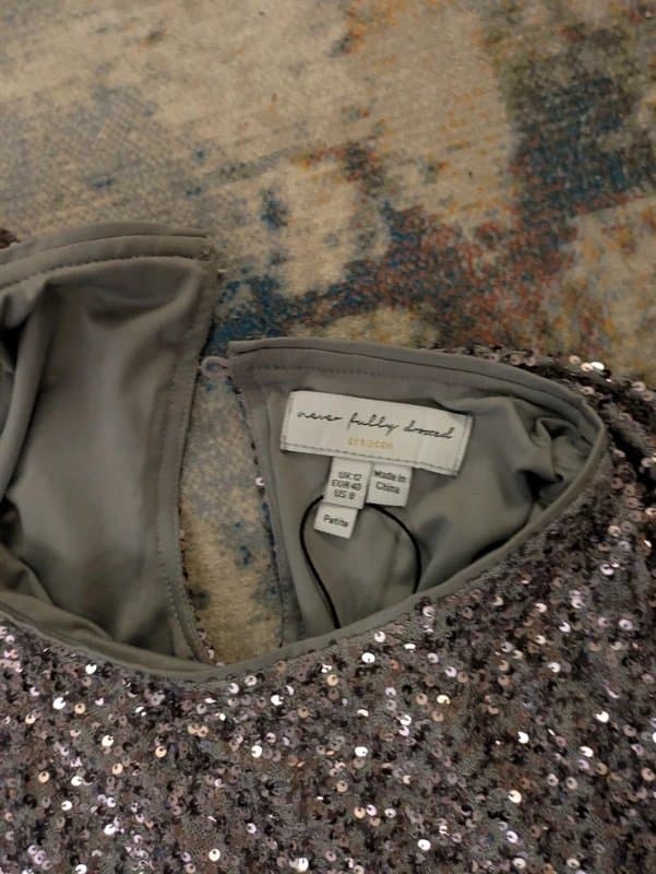 Never Fully Dressed Sequin maxi dress