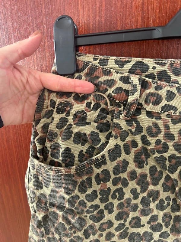 Never Fully Dressed Leopard Jeans