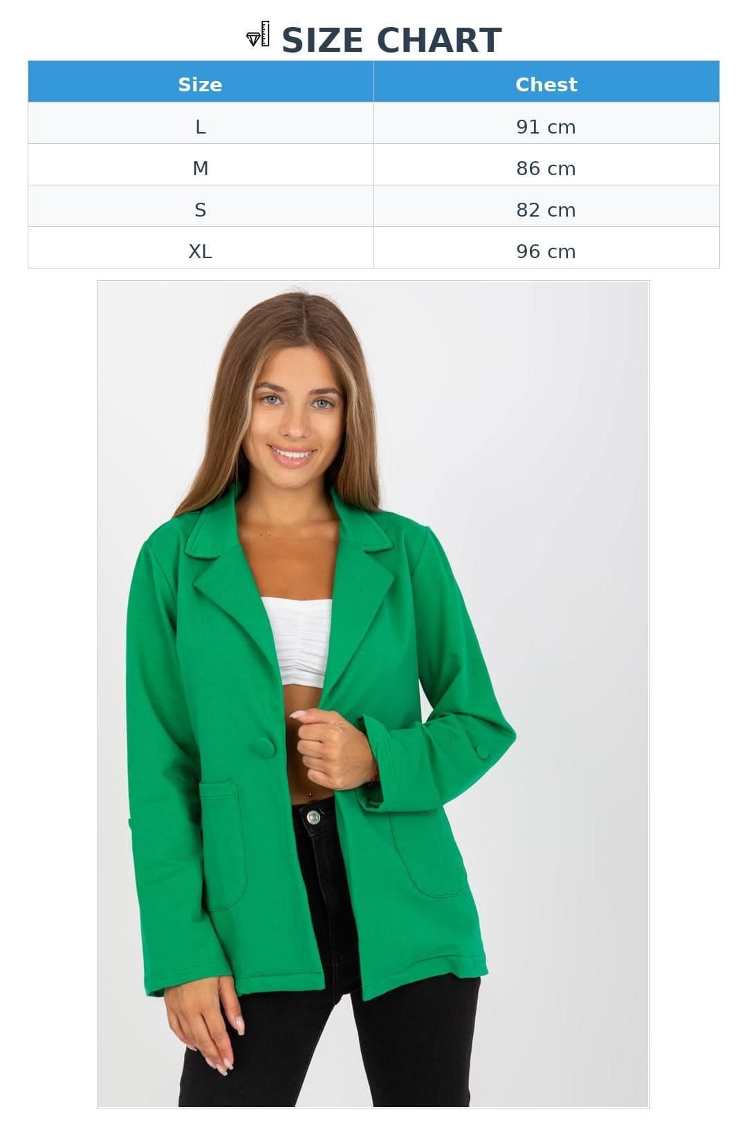 Love Lace Love Lace Women's Button Sweat Jacket with Fold Sleeves in Green - 4