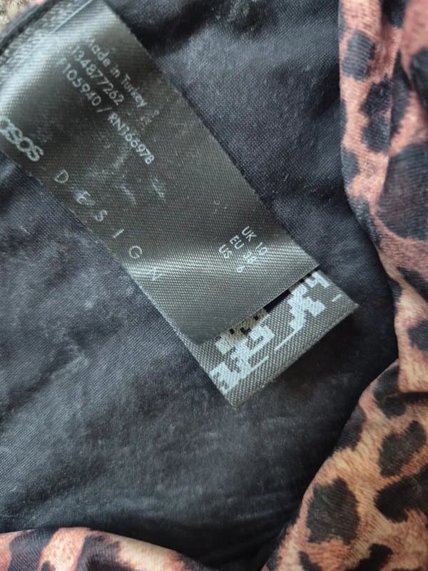 ASOS Design Asos leopard print bikini size 10