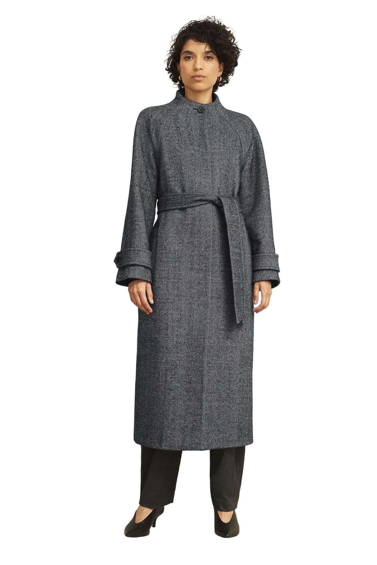 Hobbs London Hobbs London Women's Talbot Coat in Charcoal