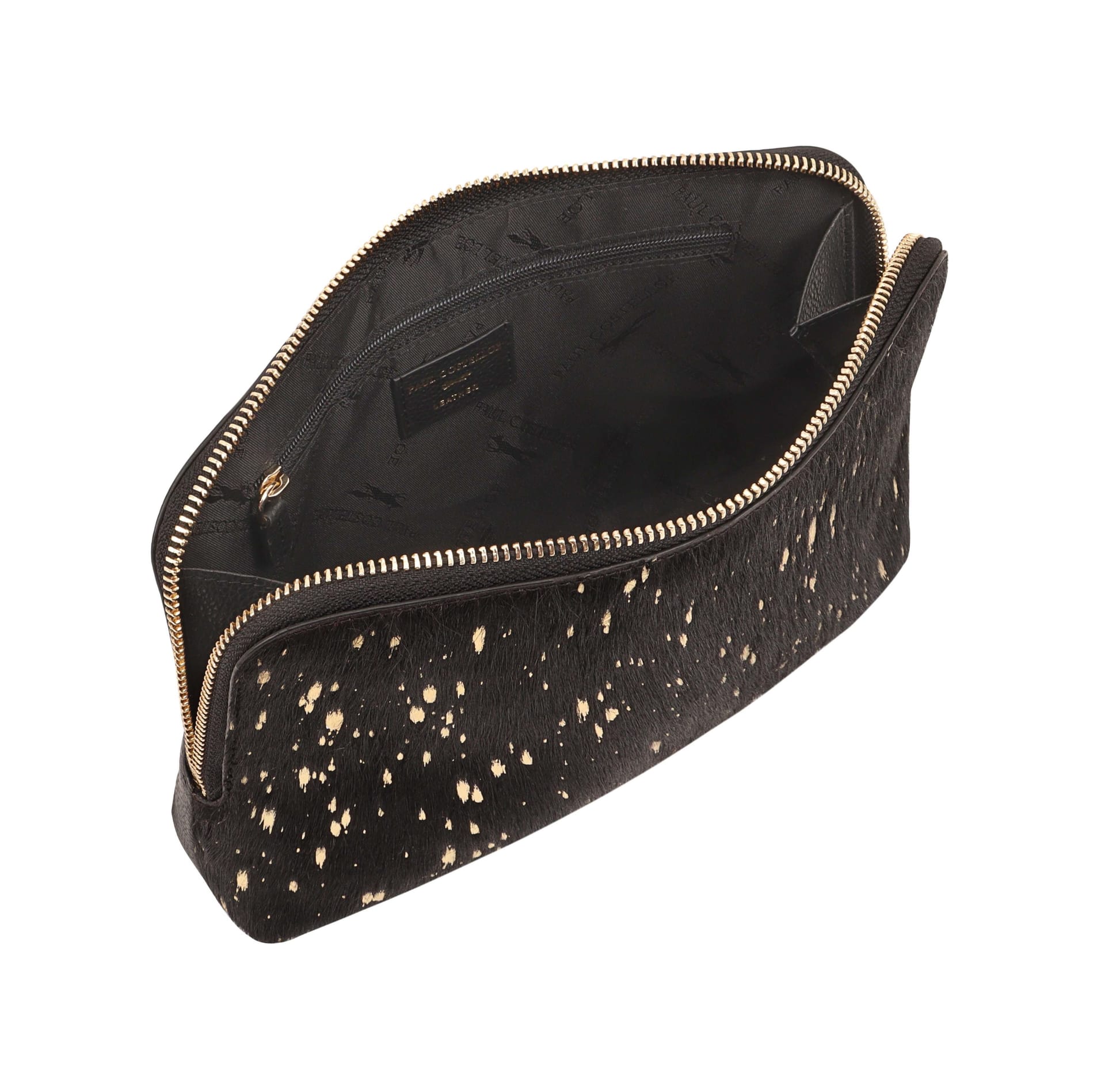Paul Costelloe Paul Costelloe Women's Ronda Leather Pouch in True Black - 4