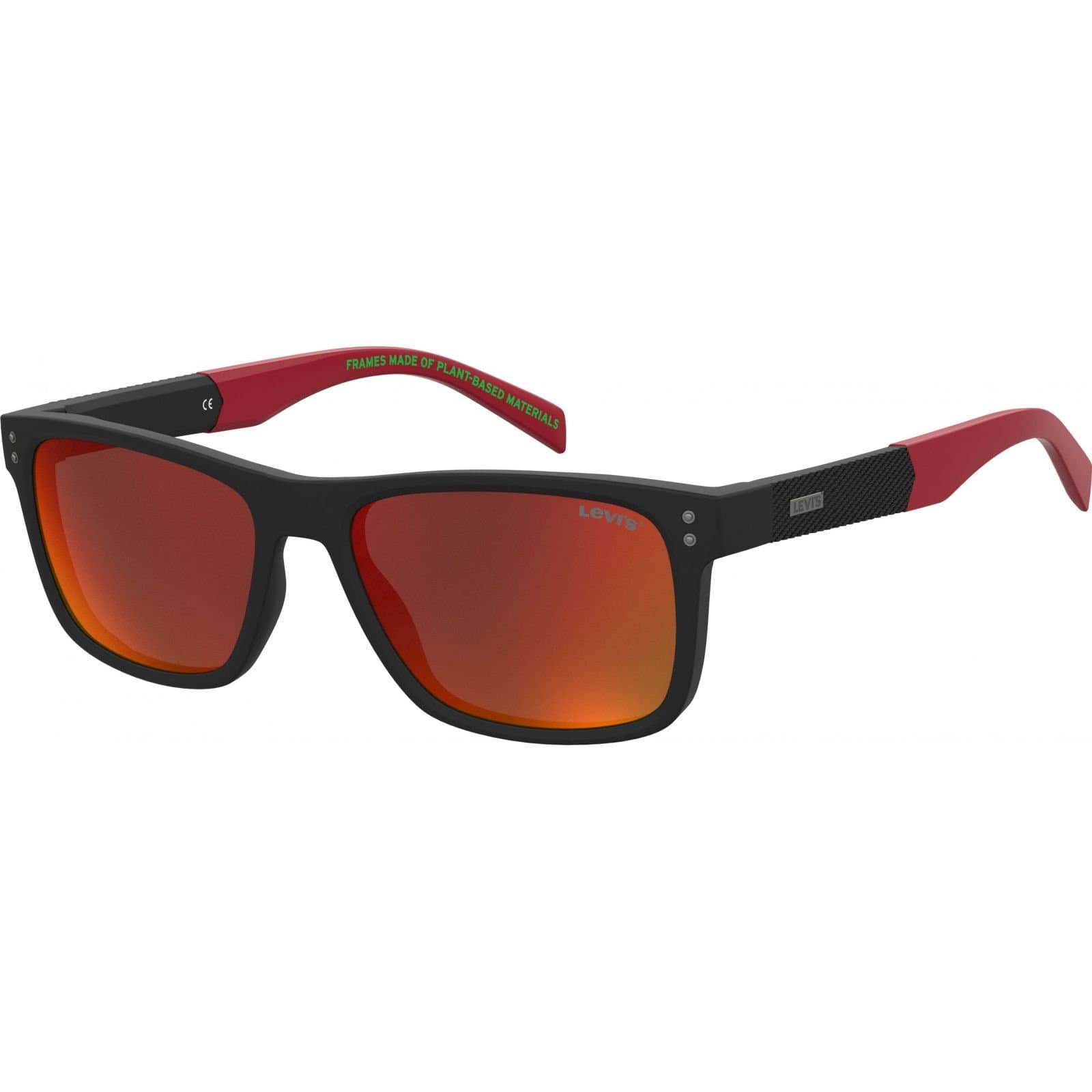 Levis Levi's Men's LV-5059-S-BLX Square/Rectangle Sunglasses in Black