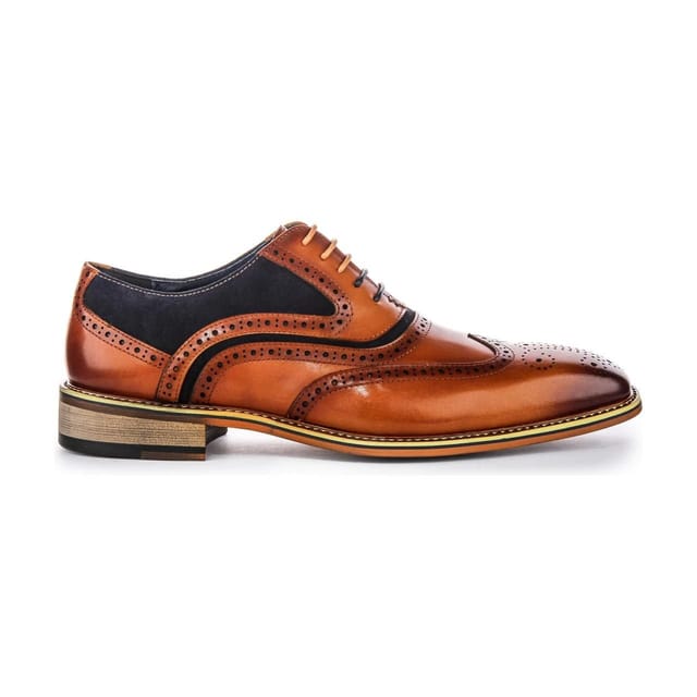 JUSTINREESS ENGLAND JUSTINREESS ENGLAND Men's 'Roman' Leather Shoes in Brown - 2