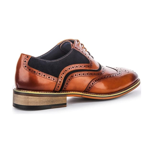 JUSTINREESS ENGLAND JUSTINREESS ENGLAND Men's 'Roman' Leather Shoes in Brown - 3
