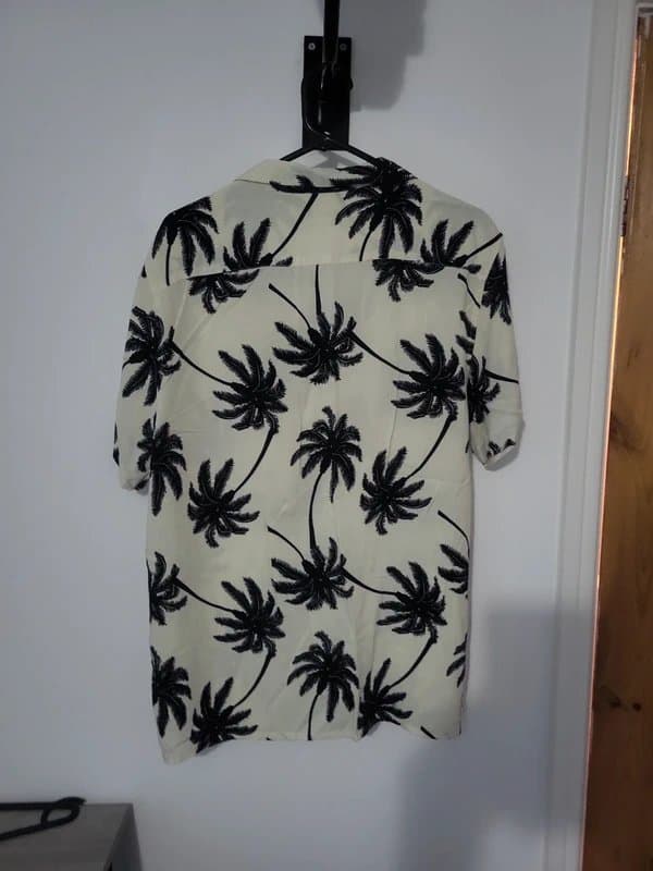 New Look New Look Palm Tree Print Shirt M
