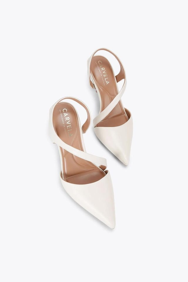 Carvela Carvela Women's 'Symmetry Court' Heels in Cream - 2
