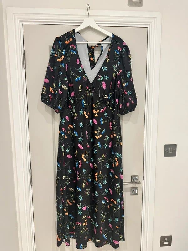 New Look New look silk floral dress size 18
