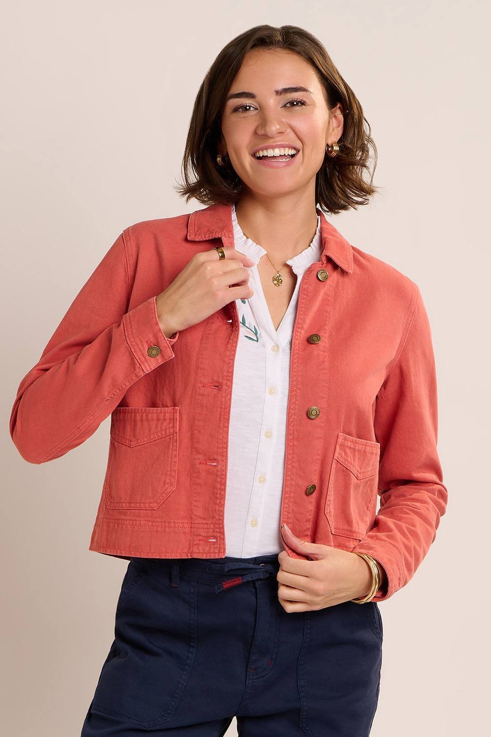 Brakeburn Brakeburn Women's JUANA JACKET in Terracotta - 4