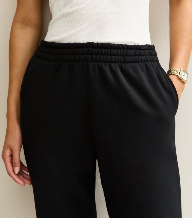 New Look Women's Tall Black Cuffed Jersey Joggers New Look - 2