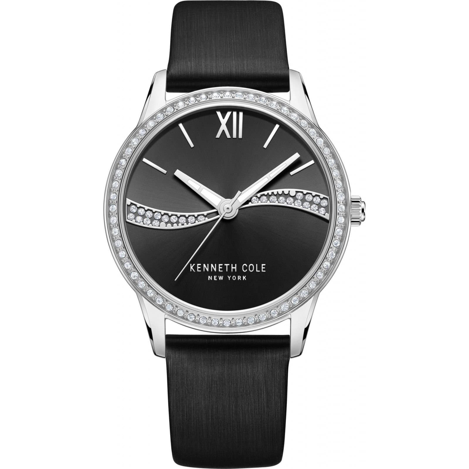 Kenneth Cole Kenneth Cole Women's KCWLA2219601 Classic 36mm Quartz Watch in Black