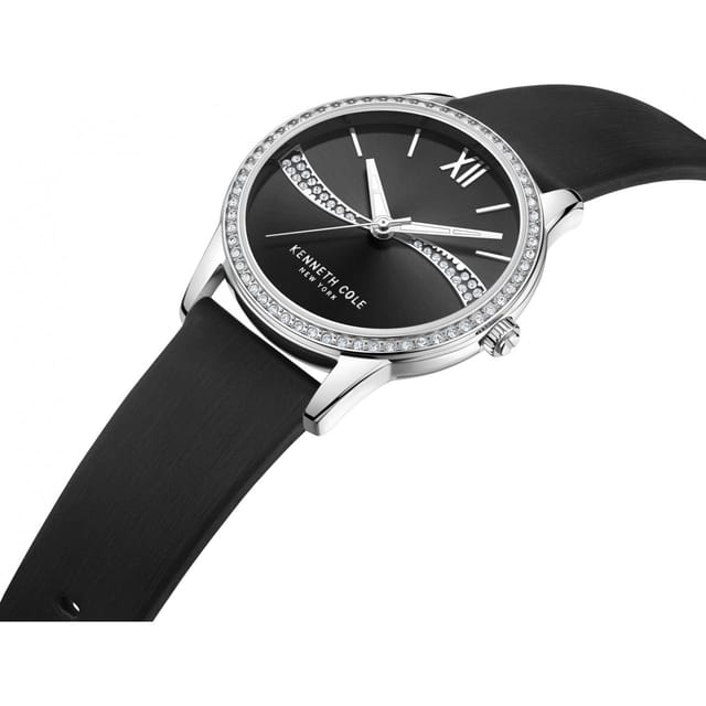 Kenneth Cole Kenneth Cole Women's KCWLA2219601 Classic 36mm Quartz Watch in Black - 3