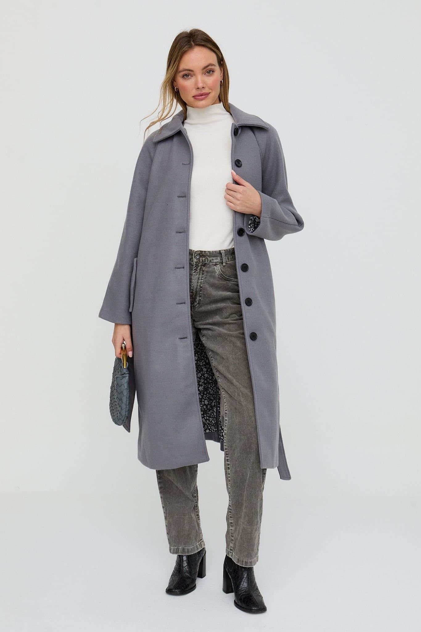 Lily and Lionel Lily and Lionel Grey Tailored Coat