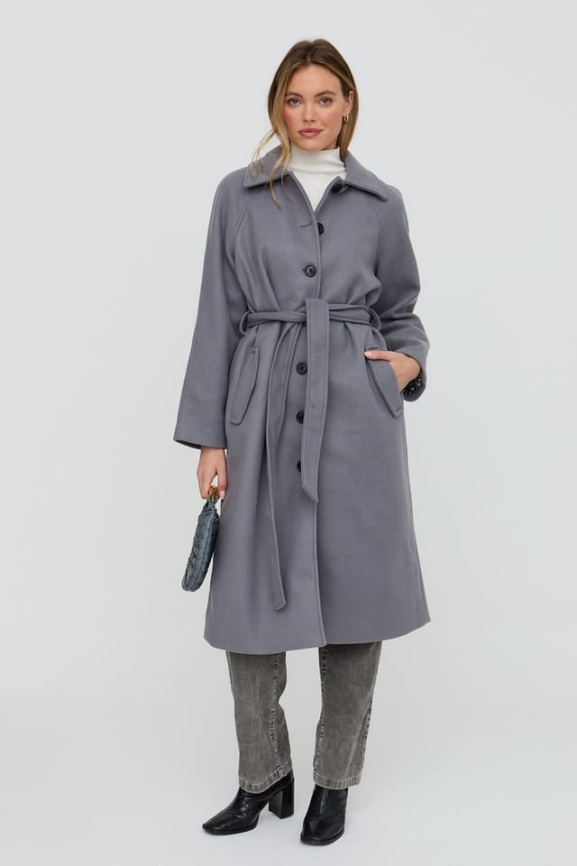 Lily and Lionel Lily and Lionel Women's Pia Tailored Coat In Grey - 3