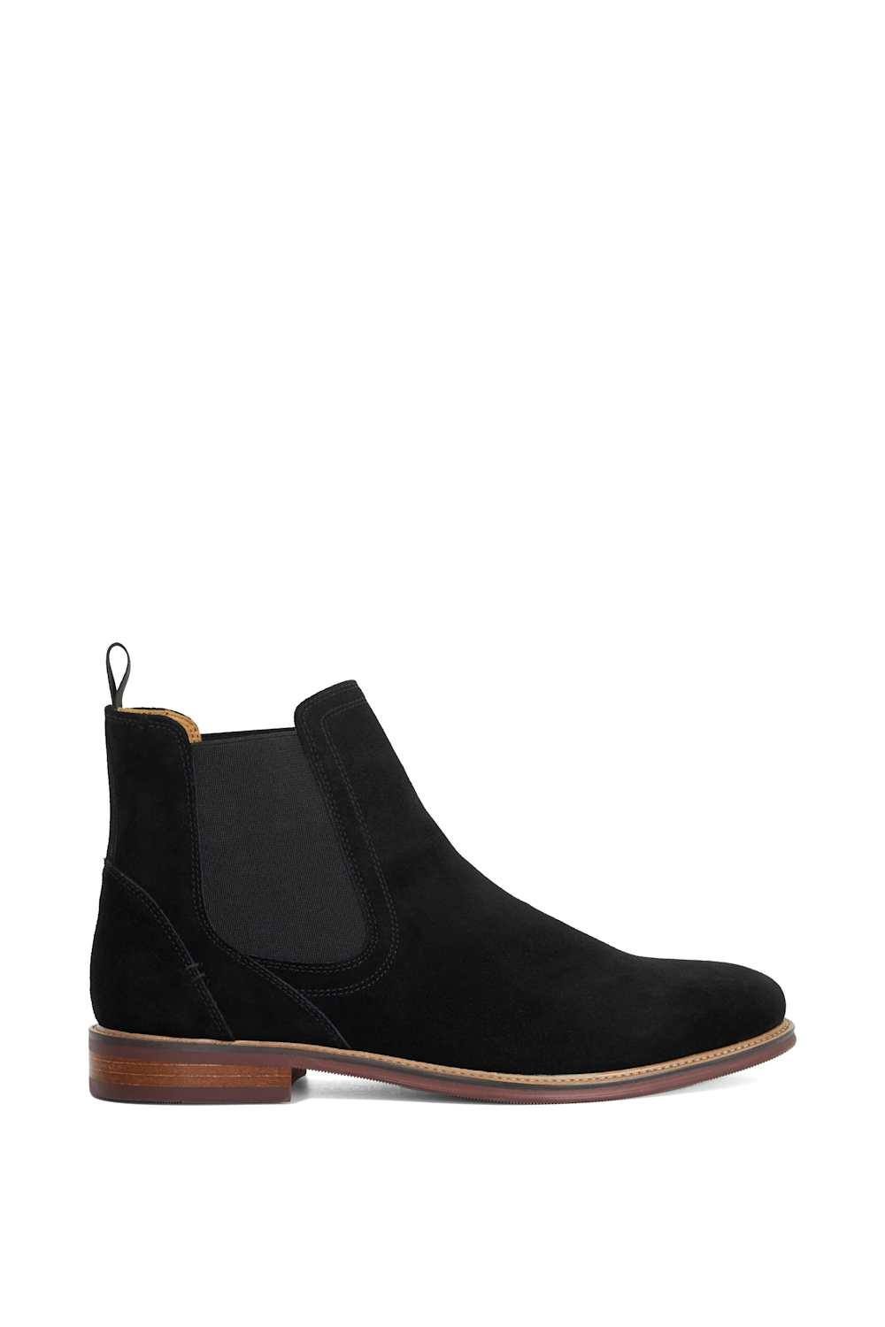 Dune London Dune London Men's 'Mckinley' Suede Chelsea Boots in Black - 1