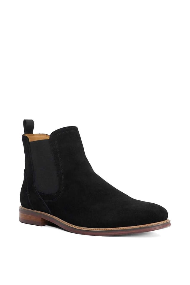 Dune London Dune London Men's 'Mckinley' Suede Chelsea Boots in Black - 2