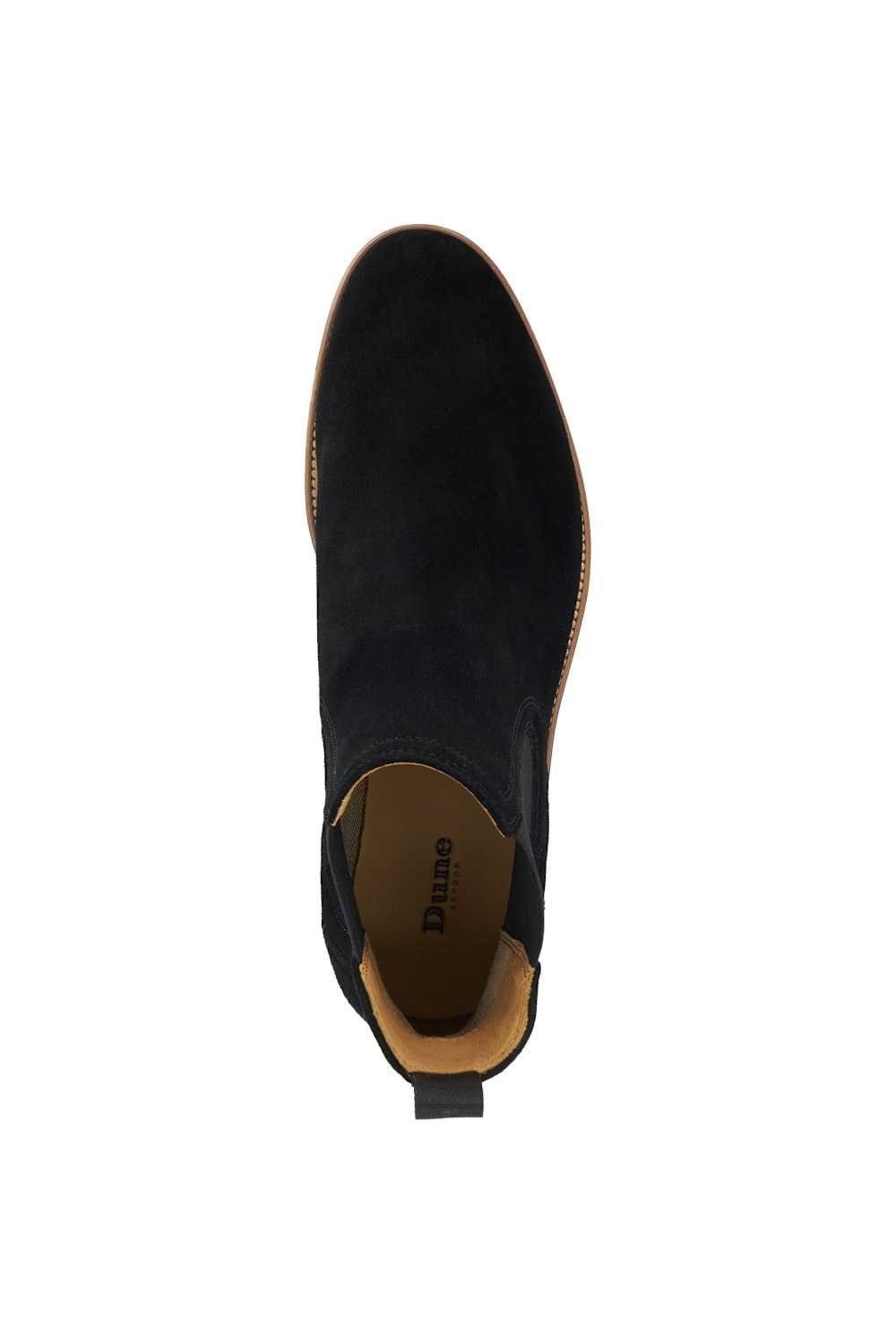 Dune London Dune London Men's 'Mckinley' Suede Chelsea Boots in Black - 4
