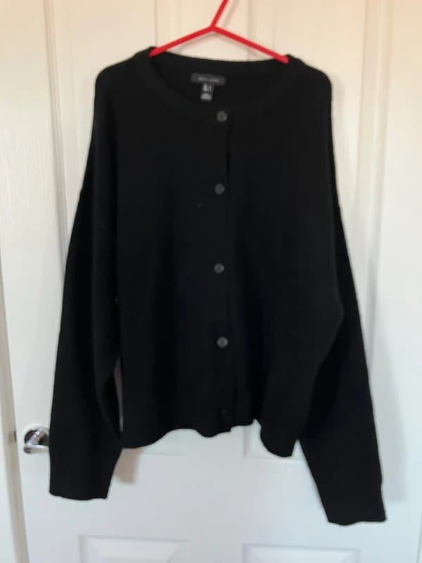 New Look New Look Black knitted cardigan size L