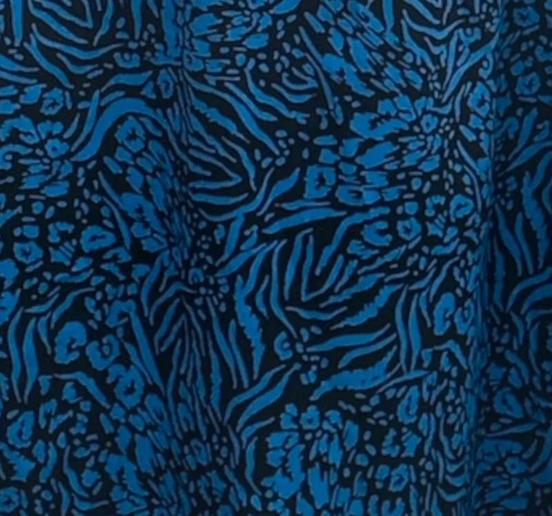 Topshop Topshop Summer Boho Open Back Dress – Size 12 Blue Ruffle Balloon Sleeve Holiday Wedding
