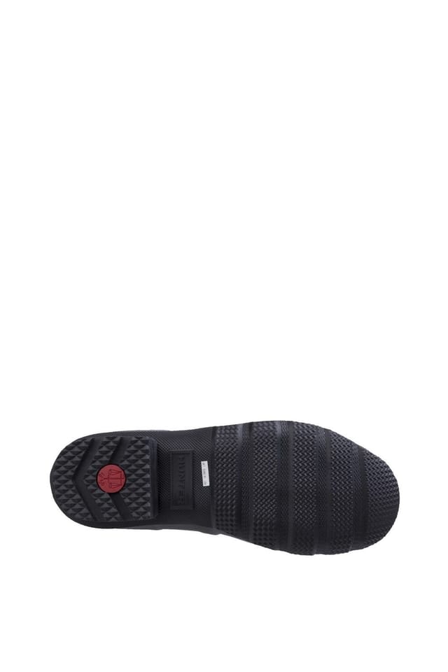 Hunter Hunter Men's 'Original Side Adjustable' Rubber Patterned Wellington Boots in Black - 3