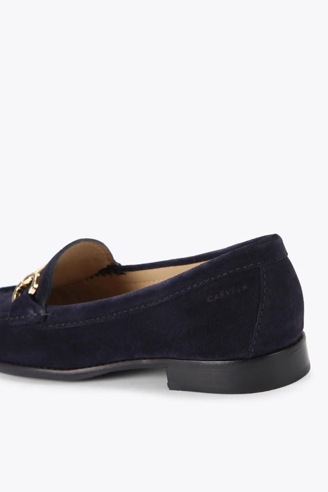 Carvela Carvela Women's 'Click' Suede Flats in Navy - 3