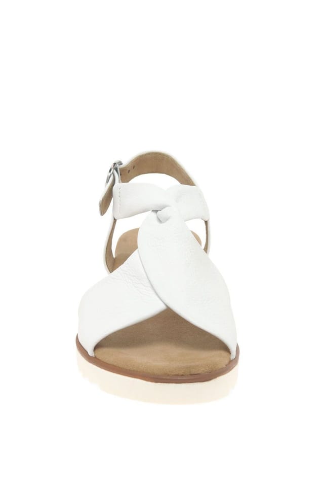 Gabor Gabor Women's 'Rich' Low Heeled Sandals in White - 3