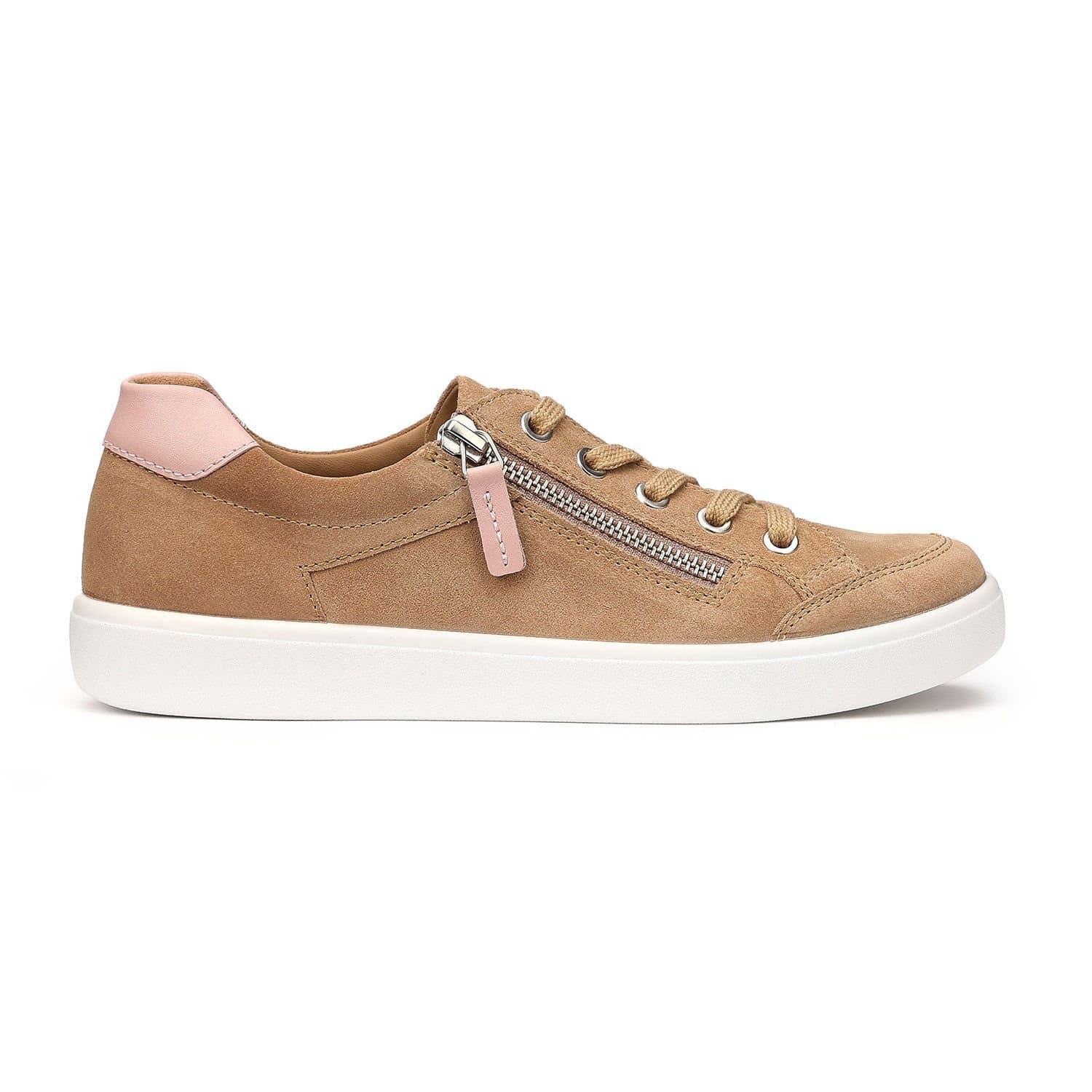 Hotter Hotter Women's Wide Fit 'Chase II' Trainers in Camel