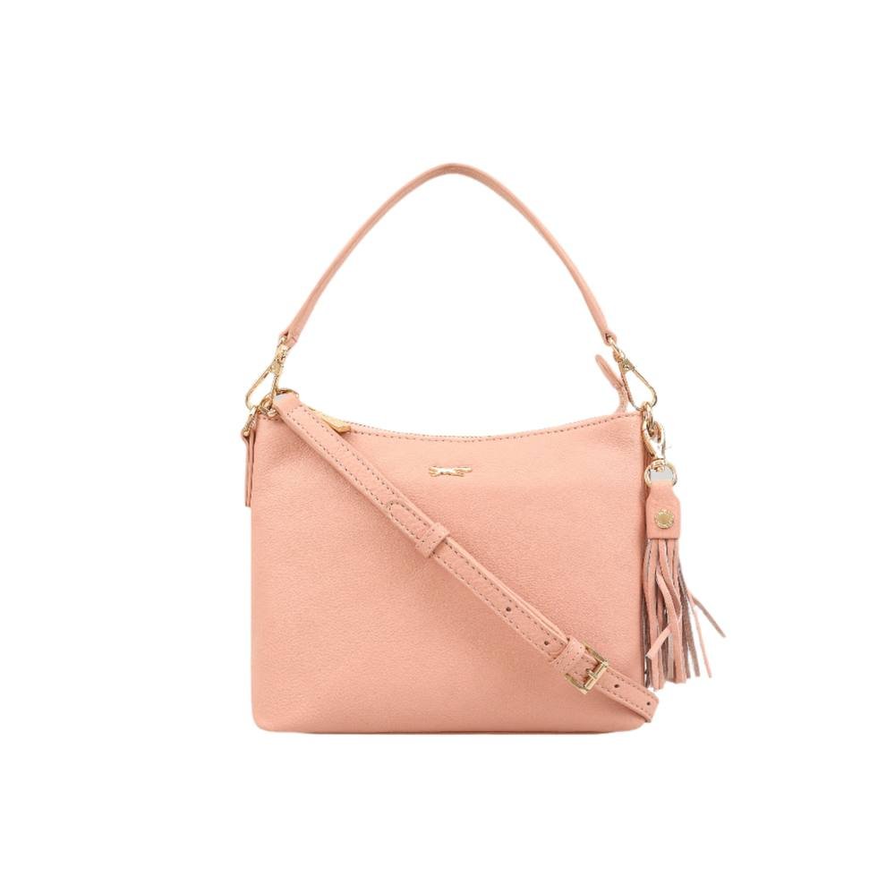 Paul Costelloe Paul Costelloe Women's Mestolo Leather Day Bag in Coral - 1