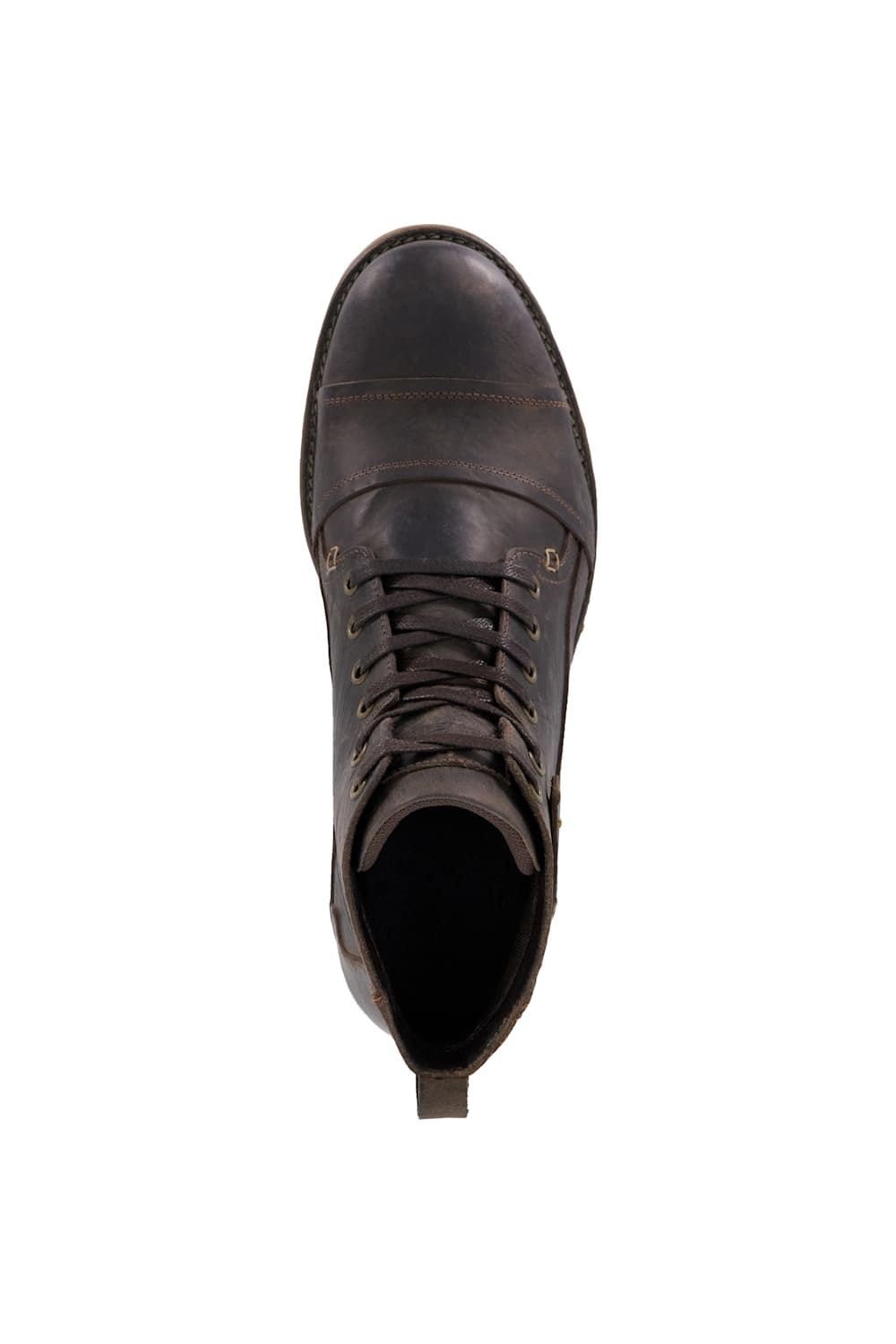 Dune London Dune London Men's 'Simon' Leather Smart Boots in Brown - 4