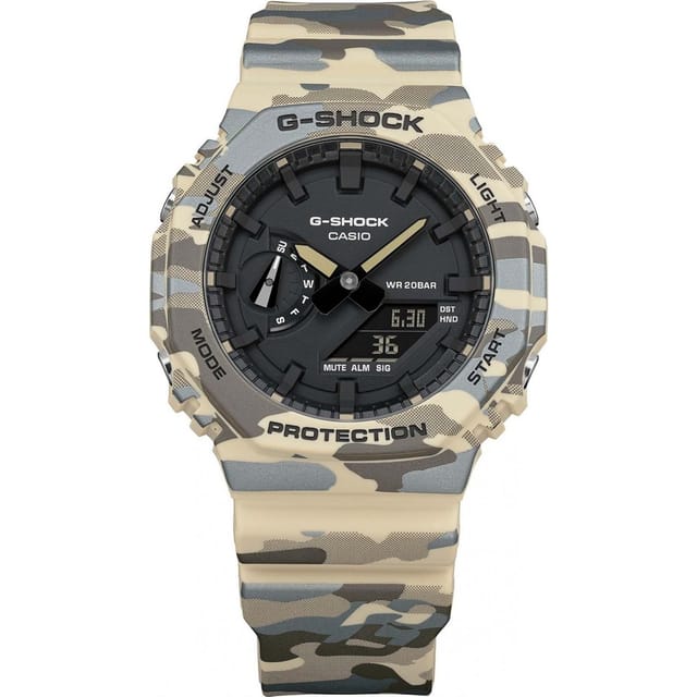 Casio Casio Men's GA-2100CM-5AER G-Shock 49mm Quartz Watch in Beige - 2
