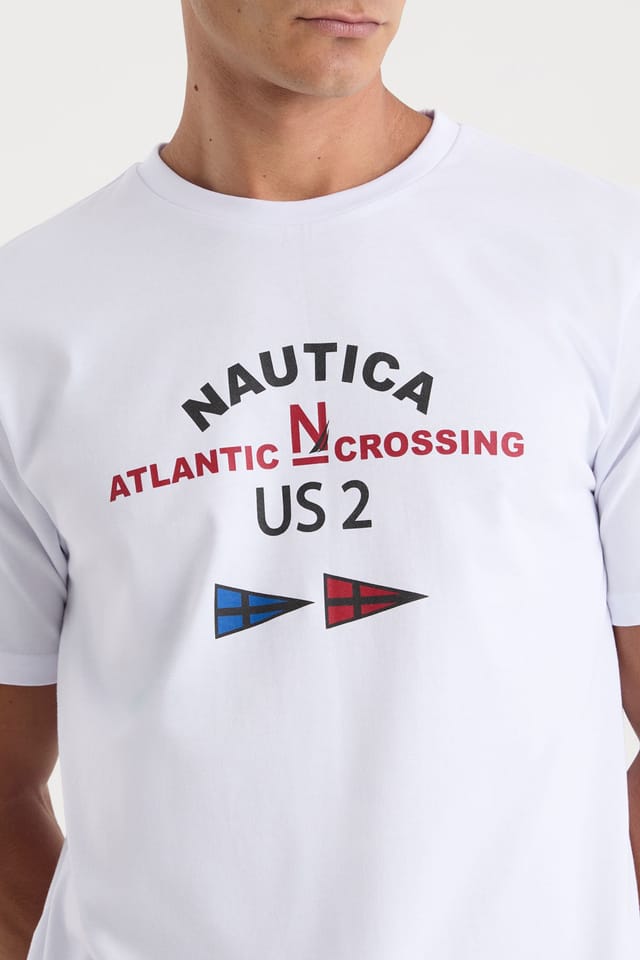 Nautica Nautica Men's Kelowna T-Shirt in White - 3