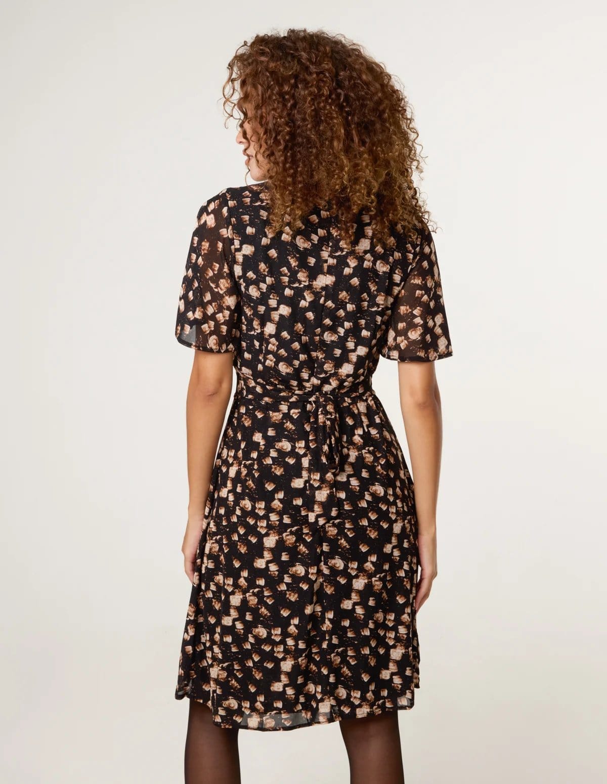 Blue Vanilla Mark Making Crew Neck Dress - 4