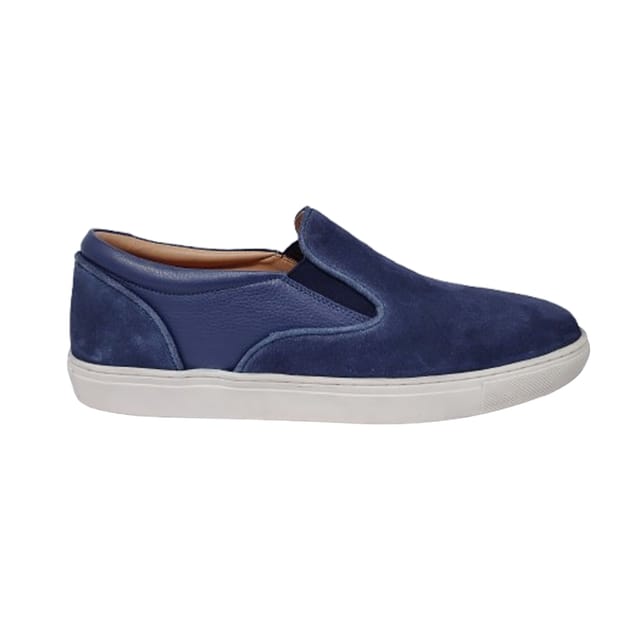 LB COMFORT LB COMFORT Men's Edwin Leather Slip On in Navy - 2