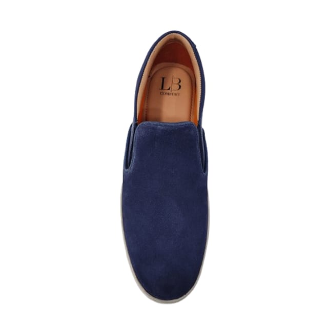 LB COMFORT LB COMFORT Men's Edwin Leather Slip On in Navy - 3