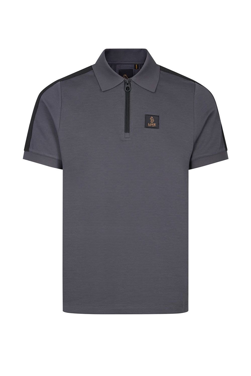 Luke 1977 Luke 1977 Men's Caltech 1000 Zip Polo in Charcoal - 4