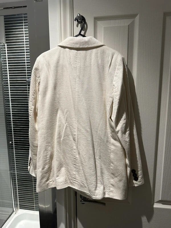 H&M Cream Cord Blazer