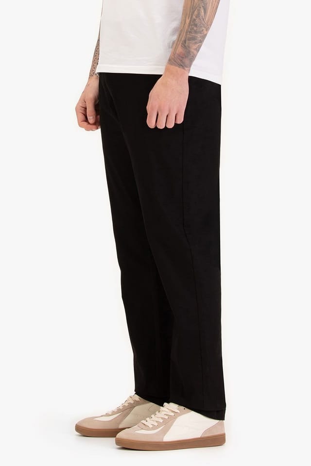 Luke 1977 Luke 1977 Men's Bodmin Buckle Detail Trouser in Black - 3