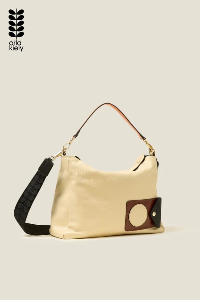Orla Kiely Orla Kiely Women's Softie Shoulder Bag - OK Applique Cream - 2