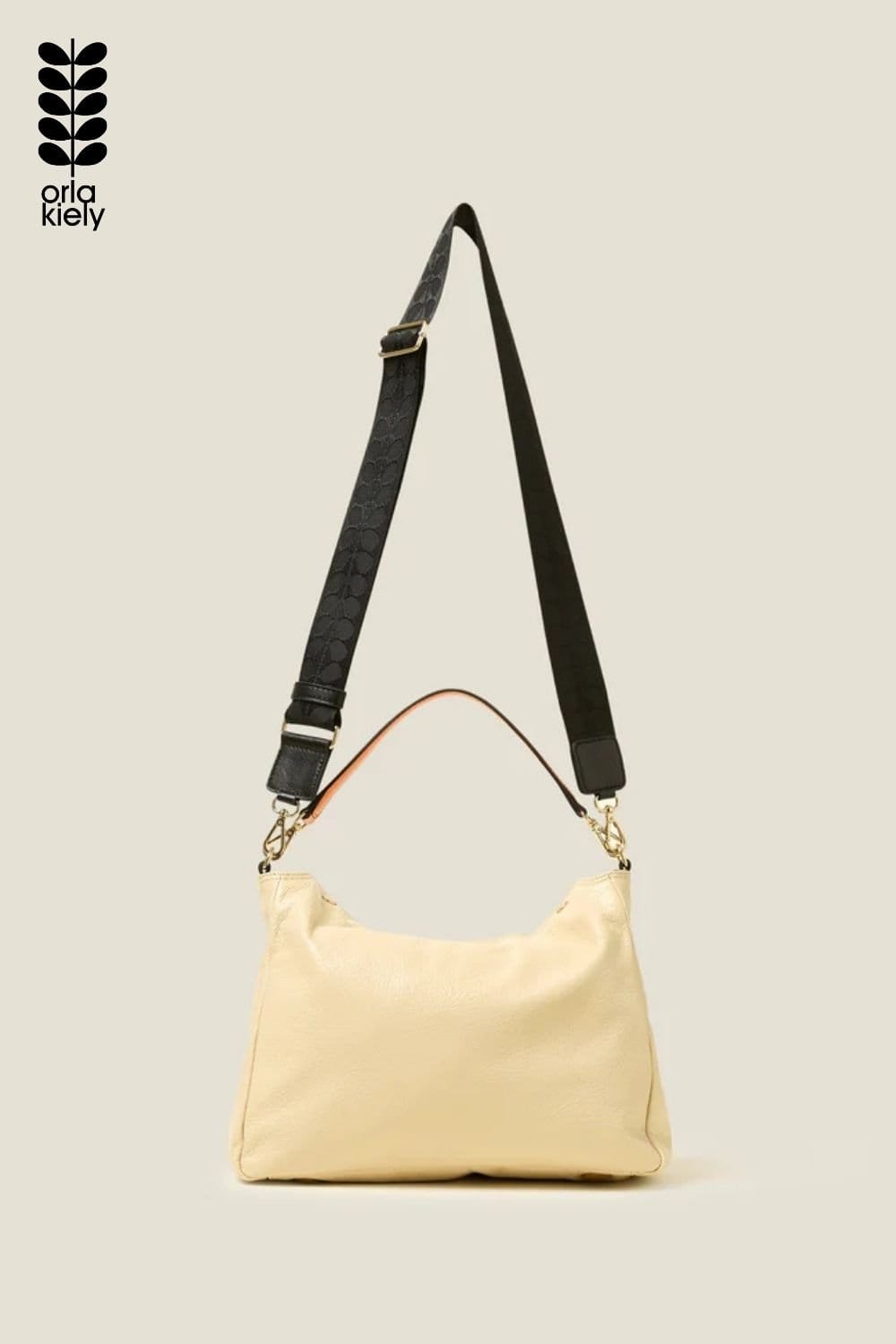Orla Kiely Orla Kiely Women's Softie Shoulder Bag - OK Applique Cream - 4
