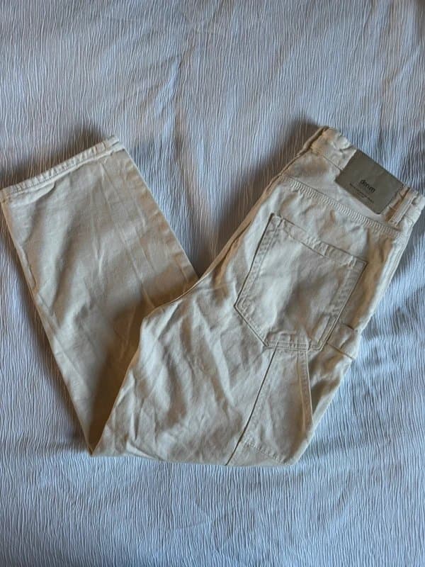 Bershka Bershka Cream Carpenter Pants