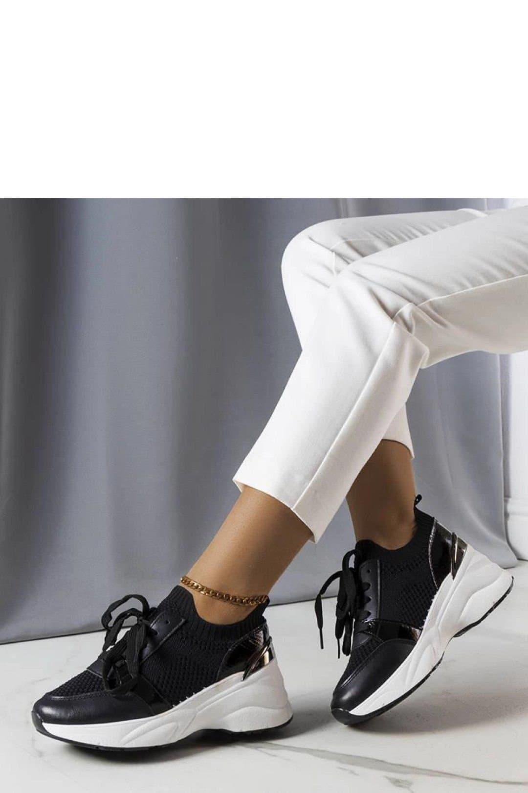 Love Lace Love Lace Women's Wedge Sneaker Platform Shoes for Summer Comfort All Day in Black