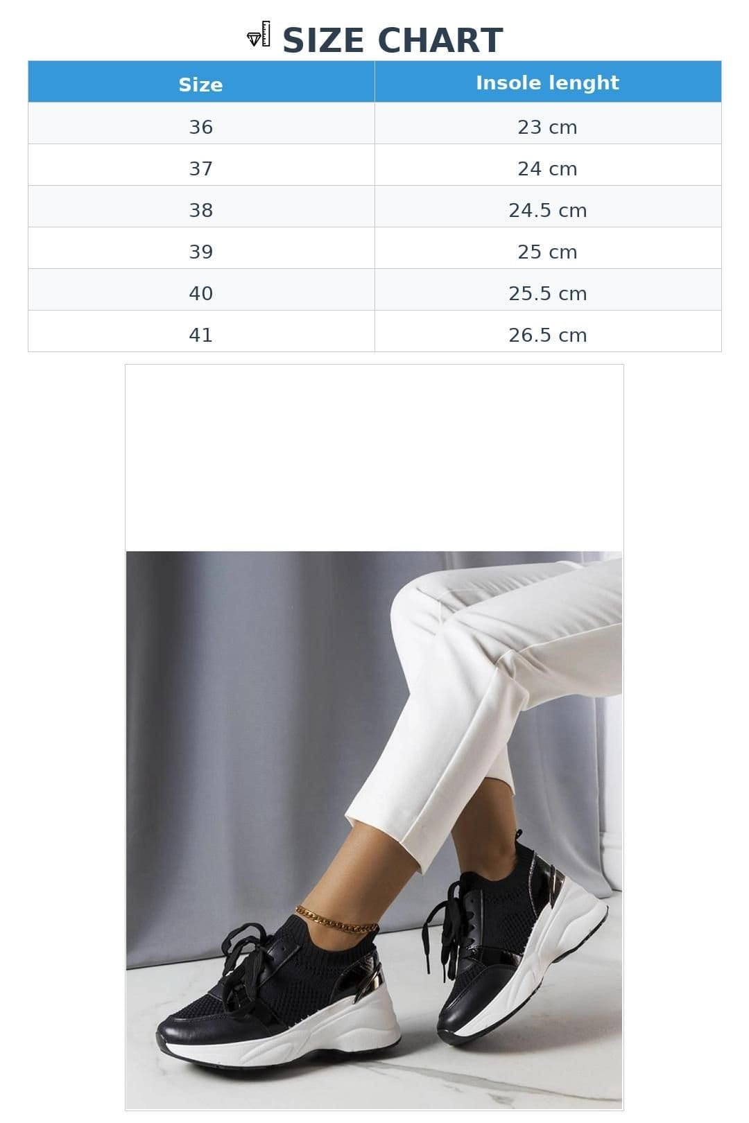 Love Lace Love Lace Women's Wedge Sneaker Platform Shoes for Summer Comfort All Day in Black - 4