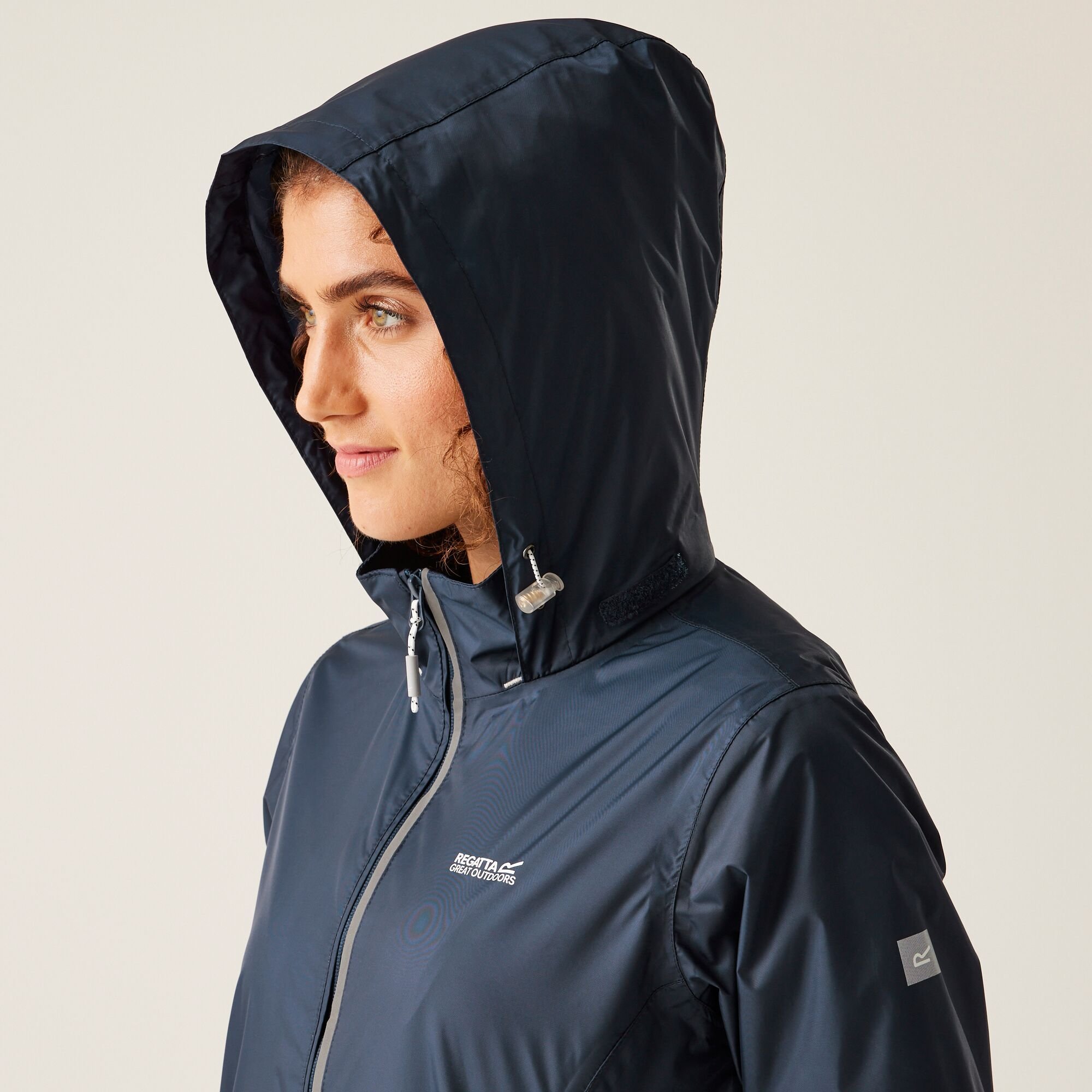 Regatta Regatta Women's Corinne IV Waterproof Packaway Jacket in Mid Navy - 4