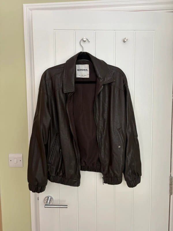 Bershka Brown Leather Jacket