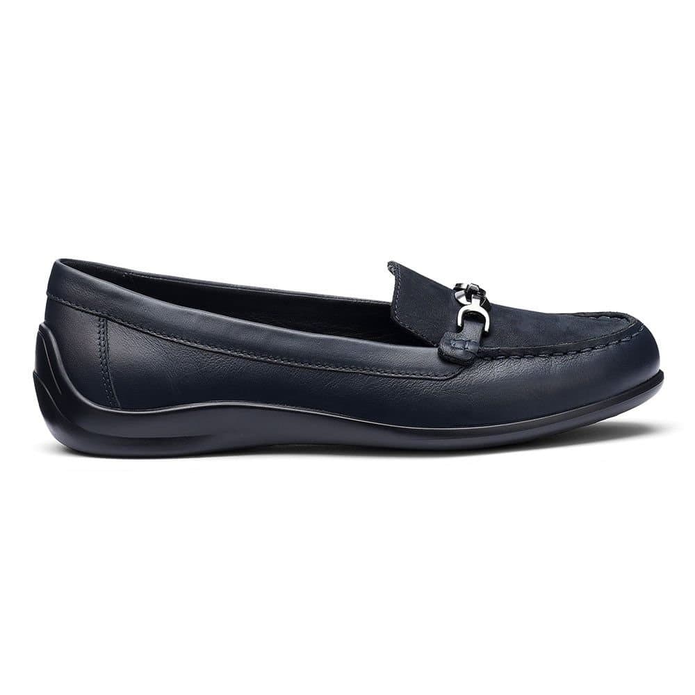 Hotter Hotter Women's 'Dover' Smart Loafers in Navy