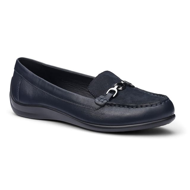 Hotter Hotter Women's 'Dover' Smart Loafers in Navy - 2