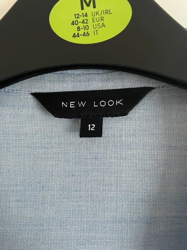 New Look New Look blue floral shirt